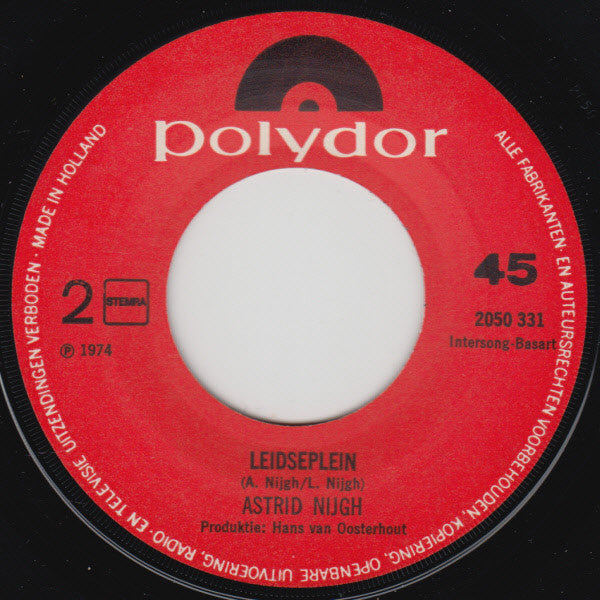 Astrid Nijgh : Mensen Zijn Je Beste Vrienden (7",45 RPM,Single)