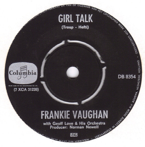 Frankie Vaughan : Nevertheless (7",45 RPM,Single)