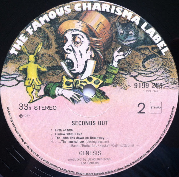 Genesis : Seconds Out (LP,Album)