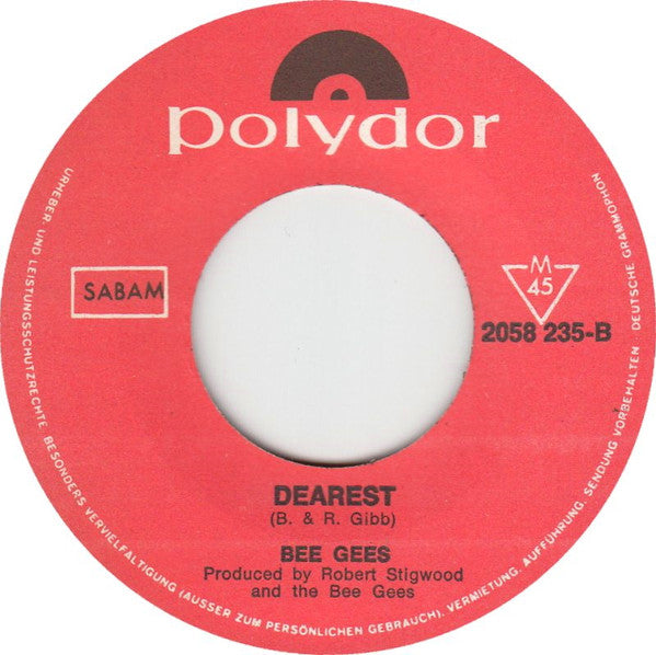 Bee Gees : Israel / Dearest (7",Single)
