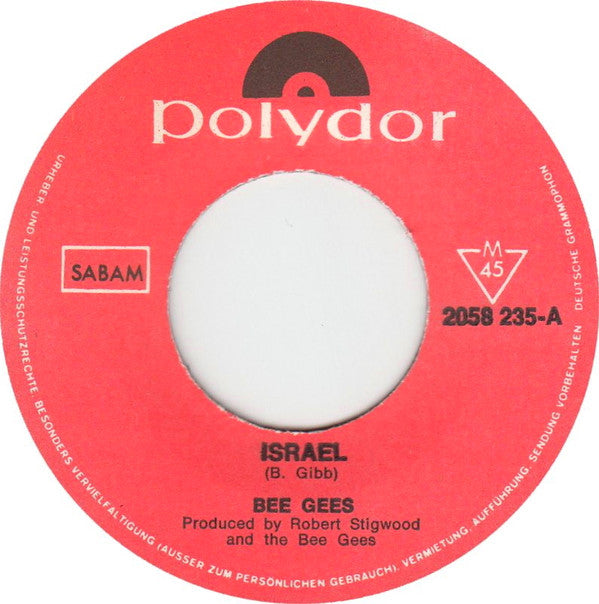 Bee Gees : Israel / Dearest (7",Single)