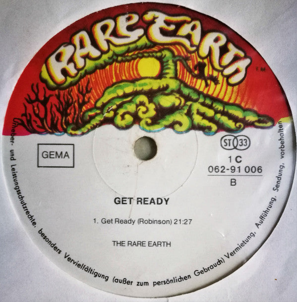 Rare Earth : Get Ready (LP, Album, RE)