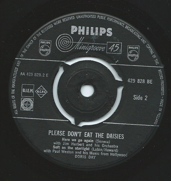 Doris Day : Please Don't Eat The Daisies (7",45 RPM,EP)