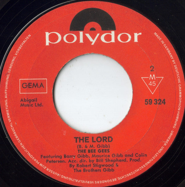 Bee Gees : Don't Forget To Remember (7",45 RPM,Single,Mono)