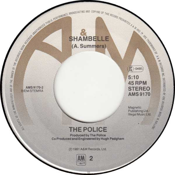 Police, The : Every Little Thing She Does Is Magic (7",45 RPM,Single,Stereo)