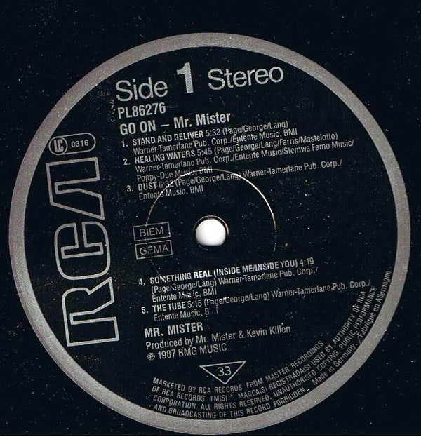 Mr. Mister : Go On ... (LP,Album)