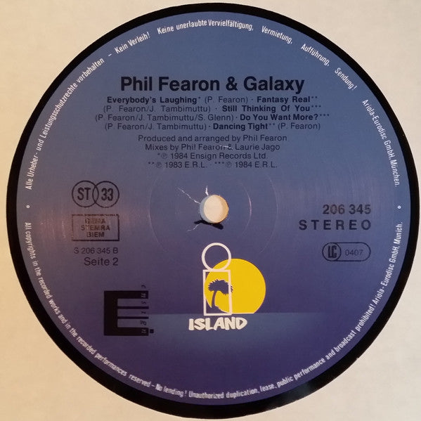 Phil Fearon & Galaxy : Phil Fearon & Galaxy (LP, Album)