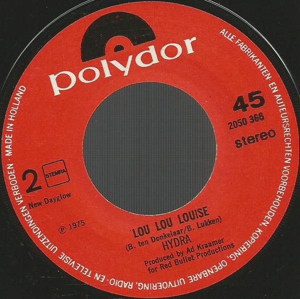 Hydra (12) : Hela Gij Bloemke (7",45 RPM,Single)
