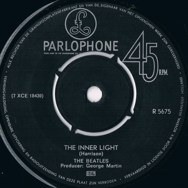 Beatles, The : Lady Madonna / The Inner Light (7",45 RPM,Single)