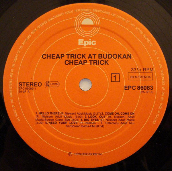 Cheap Trick : Cheap Trick At Budokan (LP,Album)