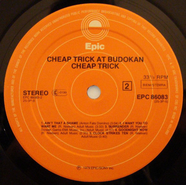 Cheap Trick : Cheap Trick At Budokan (LP,Album)