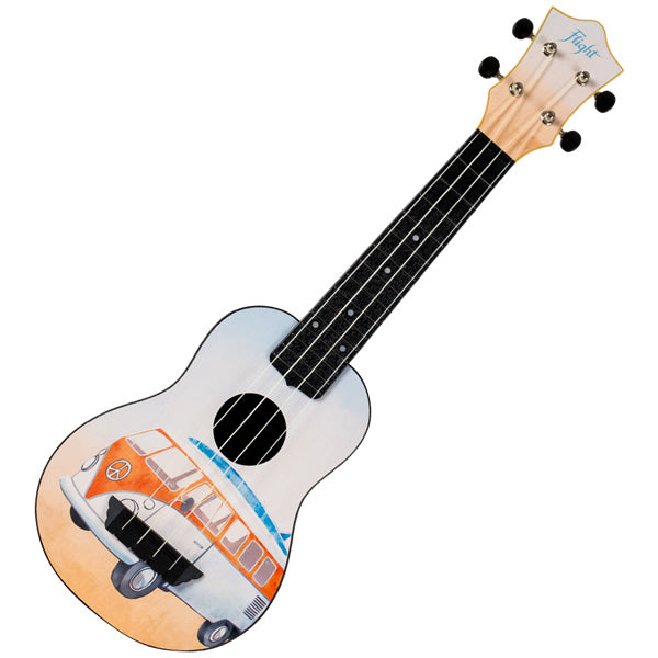 Flight TUSL-25bus sopraan ukelele met gigbag