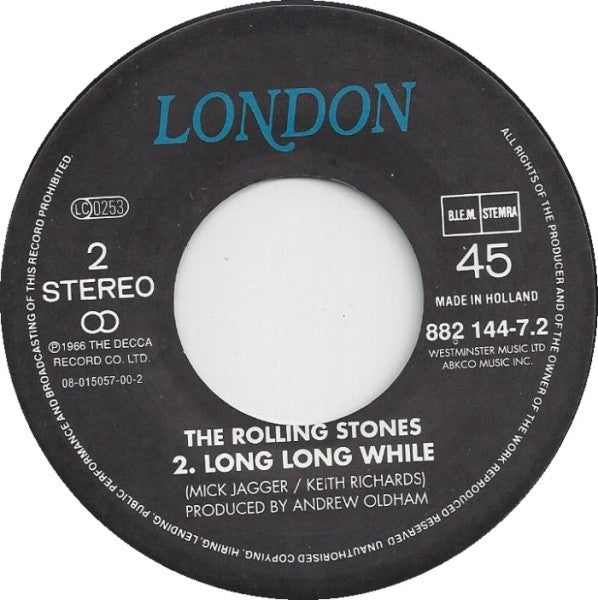 Rolling Stones, The : Paint It Black (7",45 RPM,Single,Reissue)