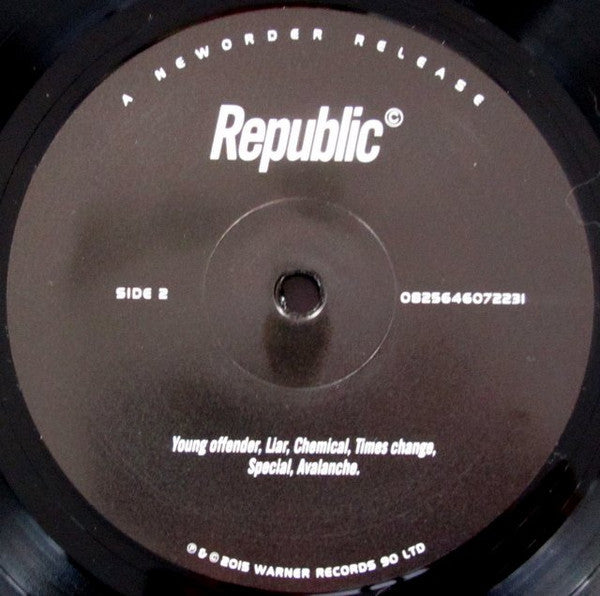 New Order : Republic (LP,Album,Reissue,Remastered)