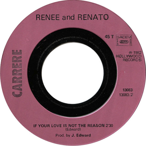 Renée & Renato : Save Your Love (7",45 RPM)