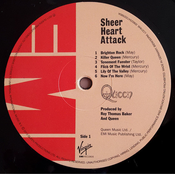 Queen : Sheer Heart Attack (LP,Album,Reissue,Remastered)