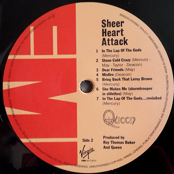 Queen : Sheer Heart Attack (LP,Album,Reissue,Remastered)