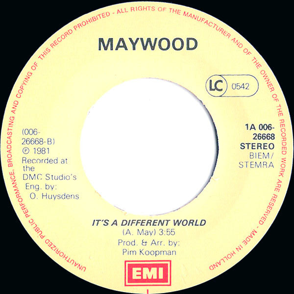 Maywood : Rio (7",Single)