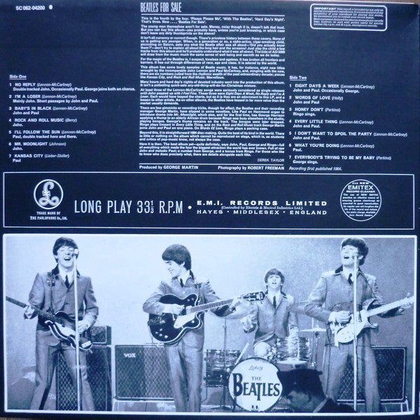 The Beatles : Beatles For Sale (LP, Album, RE, Gat)