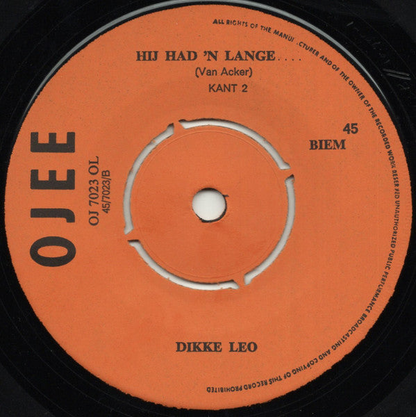 Dikke Leo : Zes Geiten (7",45 RPM,Single)
