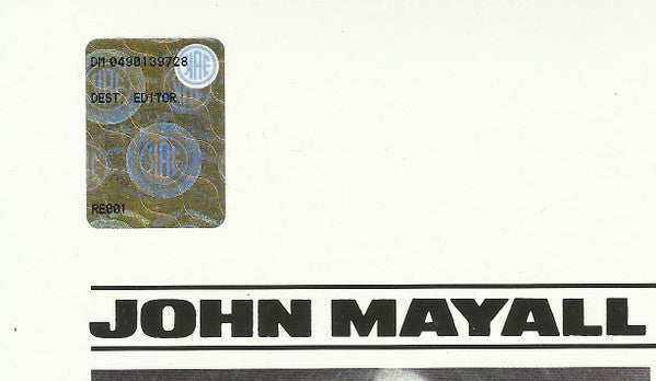 John Mayall & The Bluesbreakers : A Hard Road (LP,Album,Reissue)