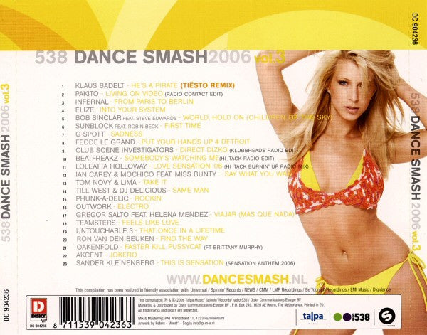 Various : 538 Dance Smash 2006 Vol. 3 (Compilation)