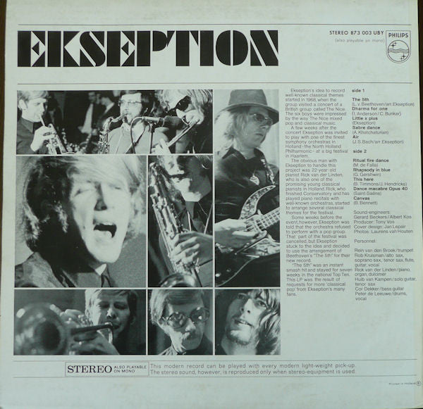 Ekseption : Ekseption (LP,Album,Repress)