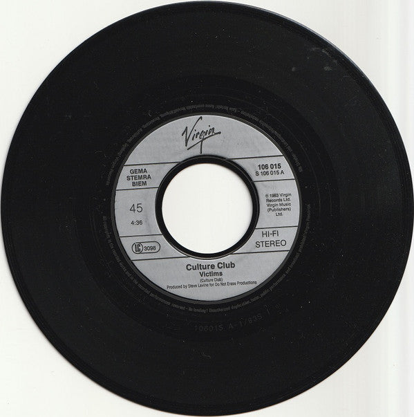 Culture Club : Victims (7", Single)