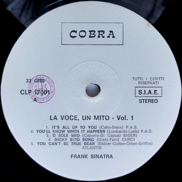 Frank Sinatra : La Voce, Un Mito (LP,Compilation)