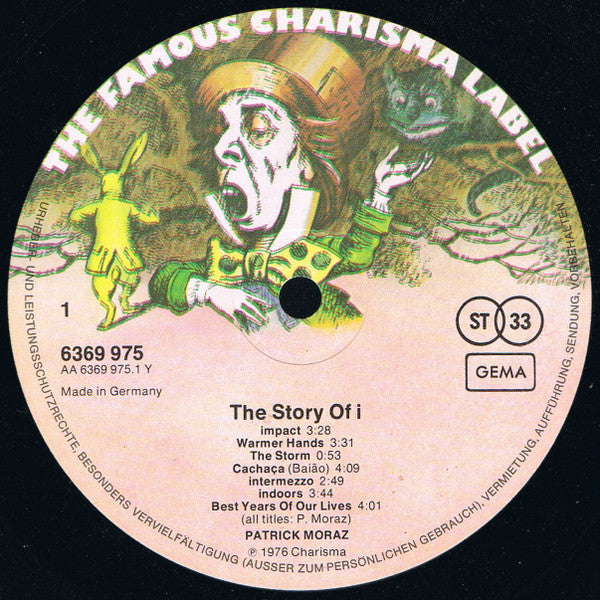 Patrick Moraz : The Story Of i (LP, Album, Gat)