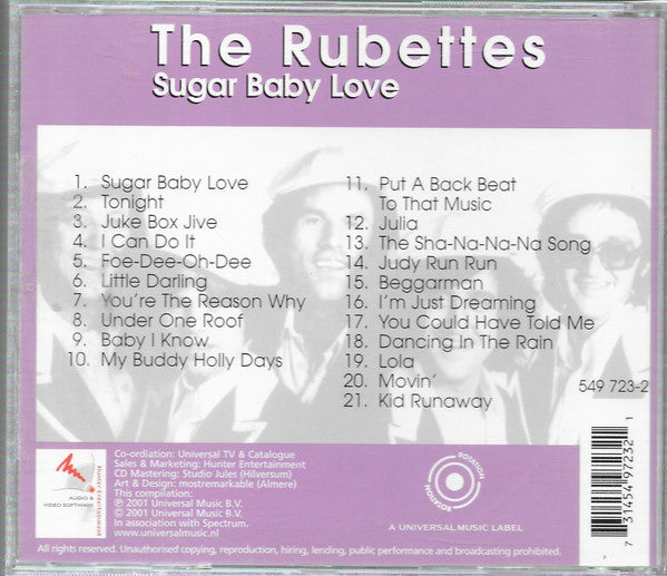 Rubettes, The : Sugar Baby Love (Compilation)