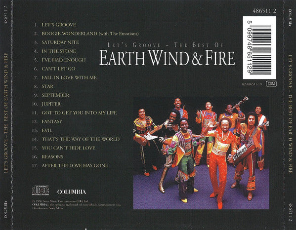 Earth, Wind & Fire : Let's Groove - The Best Of Earth Wind & Fire (Compilation,Repress)