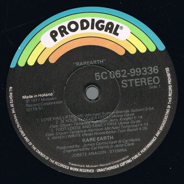 Rare Earth : Rarearth (LP,Album)