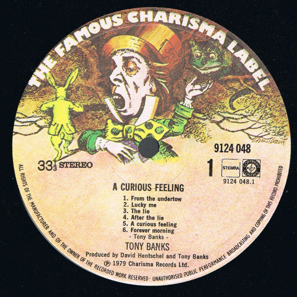 Tony Banks : A Curious Feeling (LP,Album)