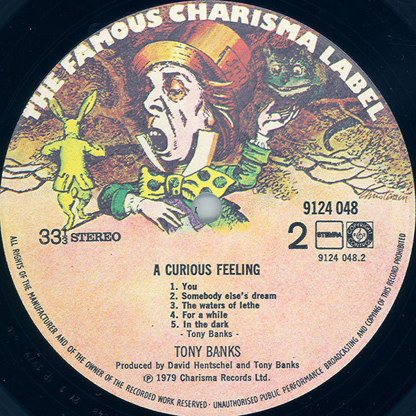 Tony Banks : A Curious Feeling (LP,Album)