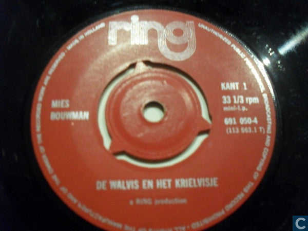 Mies Bouwman : Voorvertelplaat Door Mies Bouwman 4 (7",33 ⅓ RPM,Mini-Album)