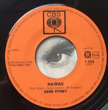 Gene Pitney : It Hurts To Be In Love (7",45 RPM,Single)