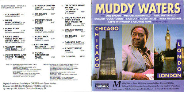 Muddy Waters : Chicago - London (Compilation,Remastered,Stereo)