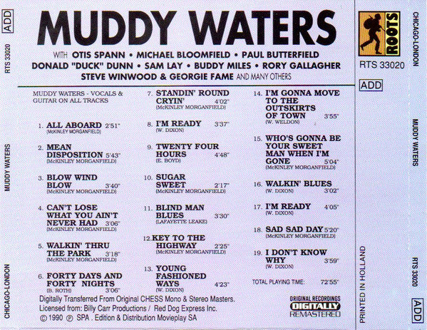 Muddy Waters : Chicago - London (Compilation,Remastered,Stereo)