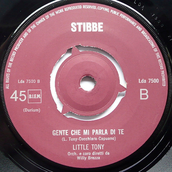 Little Tony : Cuore Matto (7",45 RPM)