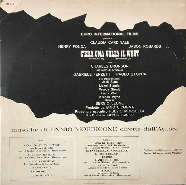 Ennio Morricone : C'Era Una Volta Il West (LP,Album)