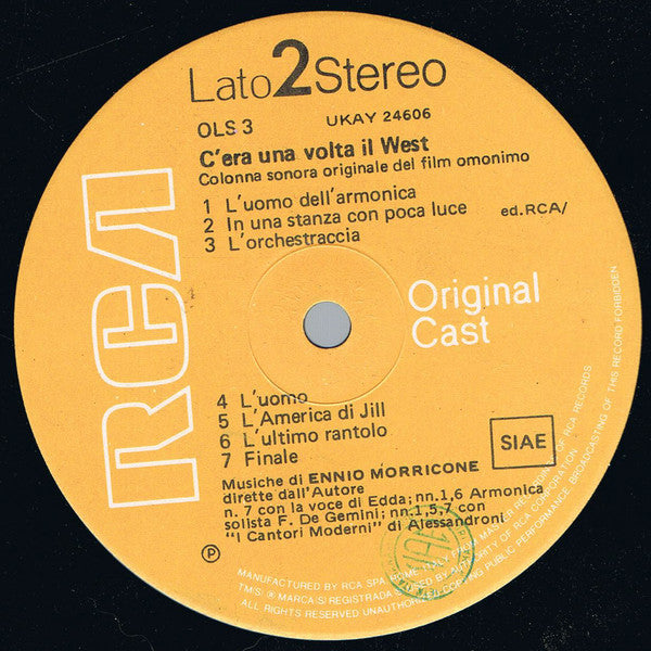 Ennio Morricone : C'Era Una Volta Il West (LP,Album)