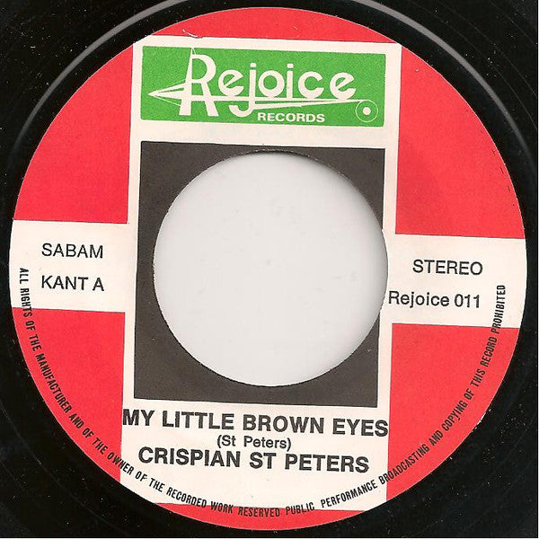 Crispian St. Peters : My Little Brown Eyes / Changes (7",45 RPM,Single,Stereo)