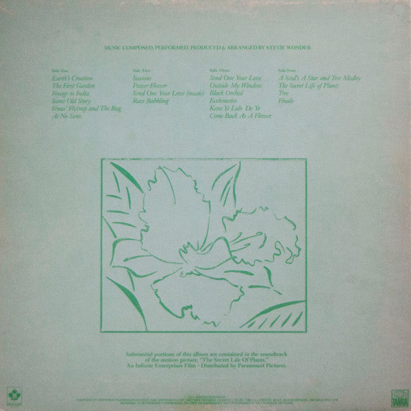 Stevie Wonder : Journey Through The Secret Life Of Plants (LP,Album)