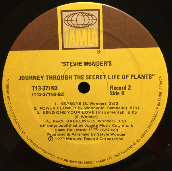 Stevie Wonder : Journey Through The Secret Life Of Plants (LP,Album)