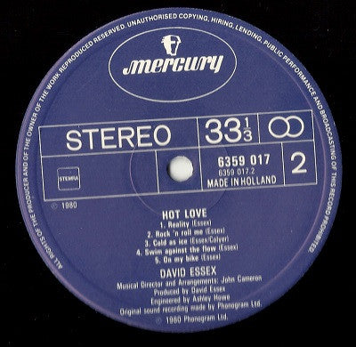 David Essex : Hot Love (LP,Album)