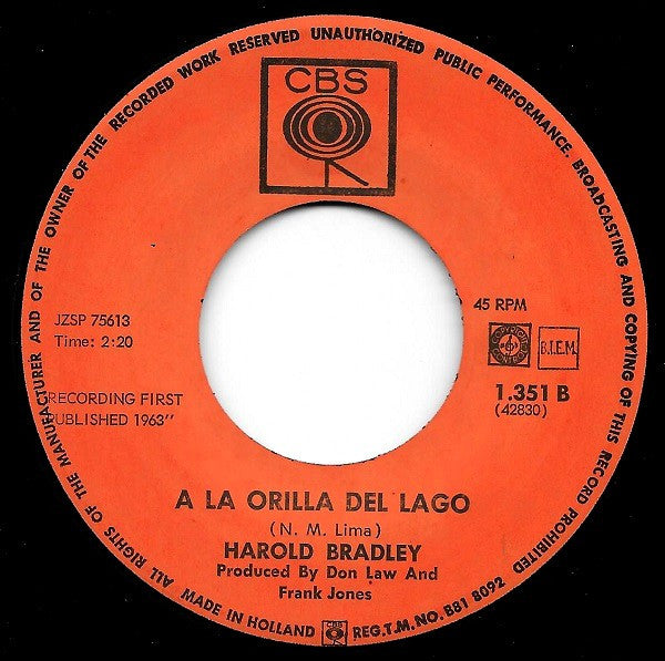 Harold Bradley : Maria Elena (7",45 RPM,Single)