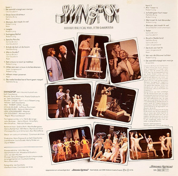 Various : Swingpop - Een Nieuwe Musical Van Seth Gaaikema (LP,Album,Stereo)