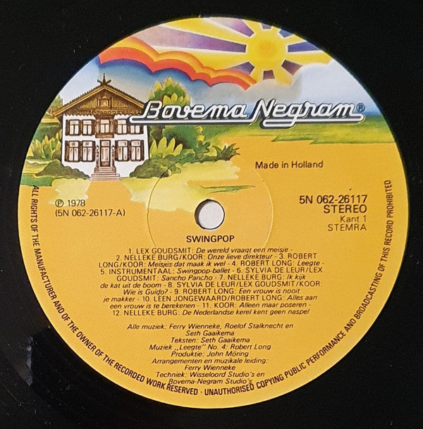 Various : Swingpop - Een Nieuwe Musical Van Seth Gaaikema (LP,Album,Stereo)