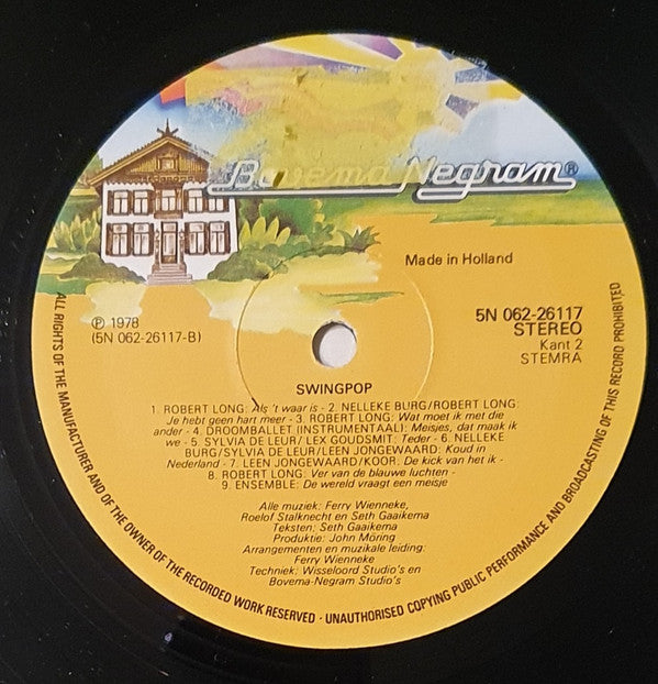 Various : Swingpop - Een Nieuwe Musical Van Seth Gaaikema (LP,Album,Stereo)